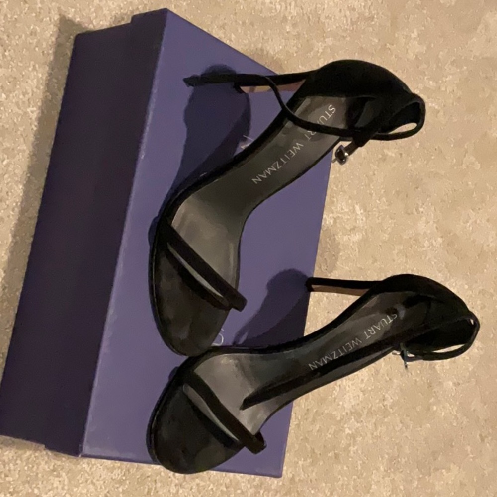 Stuart Weitzman Suede 3in Stiletto Heel